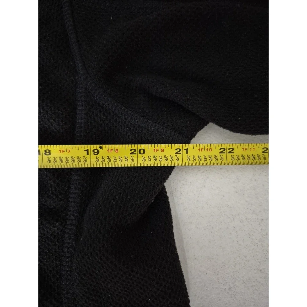 The North Face Fleece Jacket Mens L Black TNF Performance Long Sleeve Full Zip‎